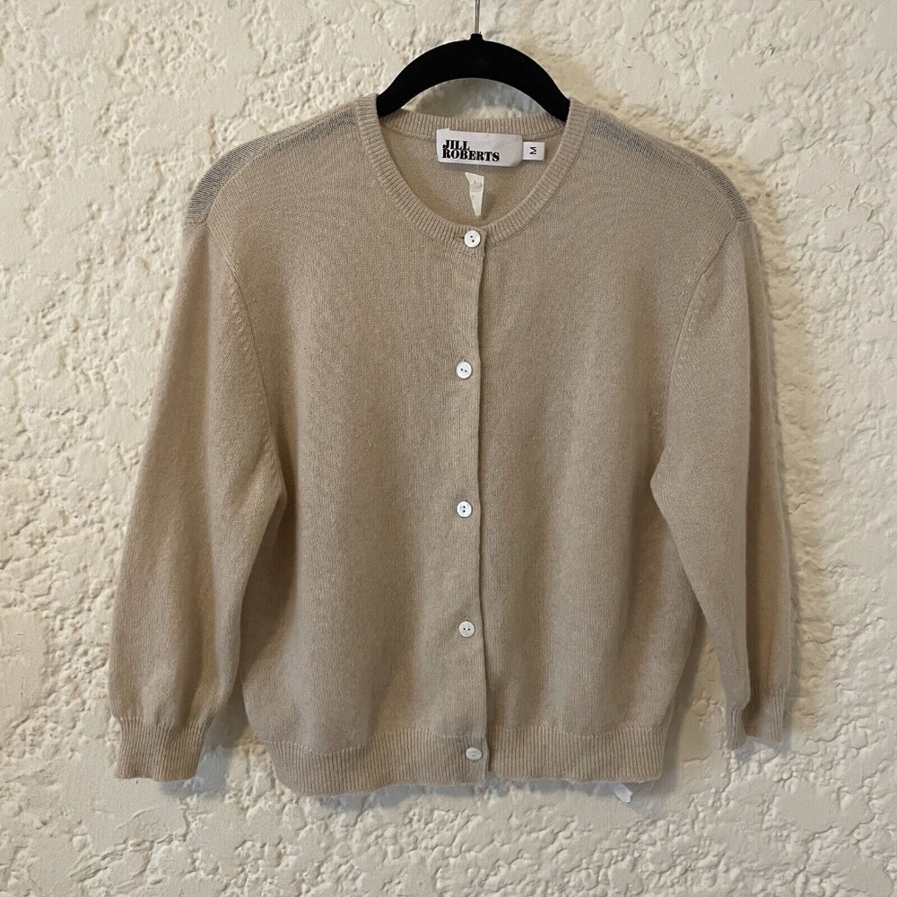 Jill Roberts LA Cashmere Cropped Cardigan